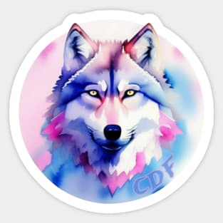 T Wolf Sticker